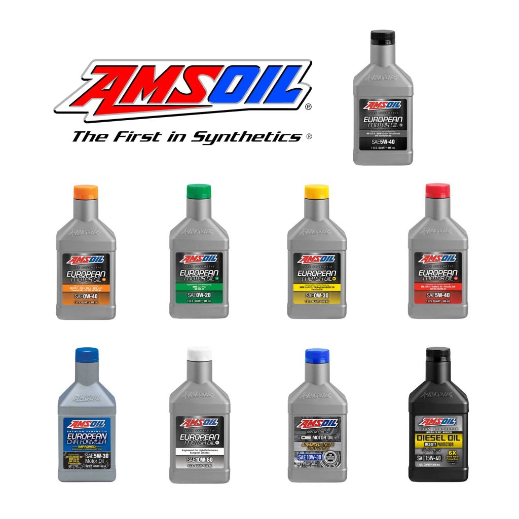 Amsoil high-performance automotive synthetic motor oils distributed by USA Auto Supply featuring Ansoil European formula motor, Amsoil heavy-duty diesel motor oils, Amsoil OE Motor Oil